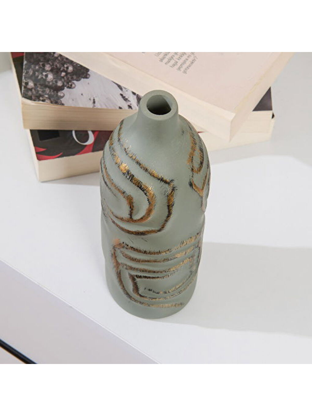 Deco Arinna Dekor - Yeşil - 24 cm-1