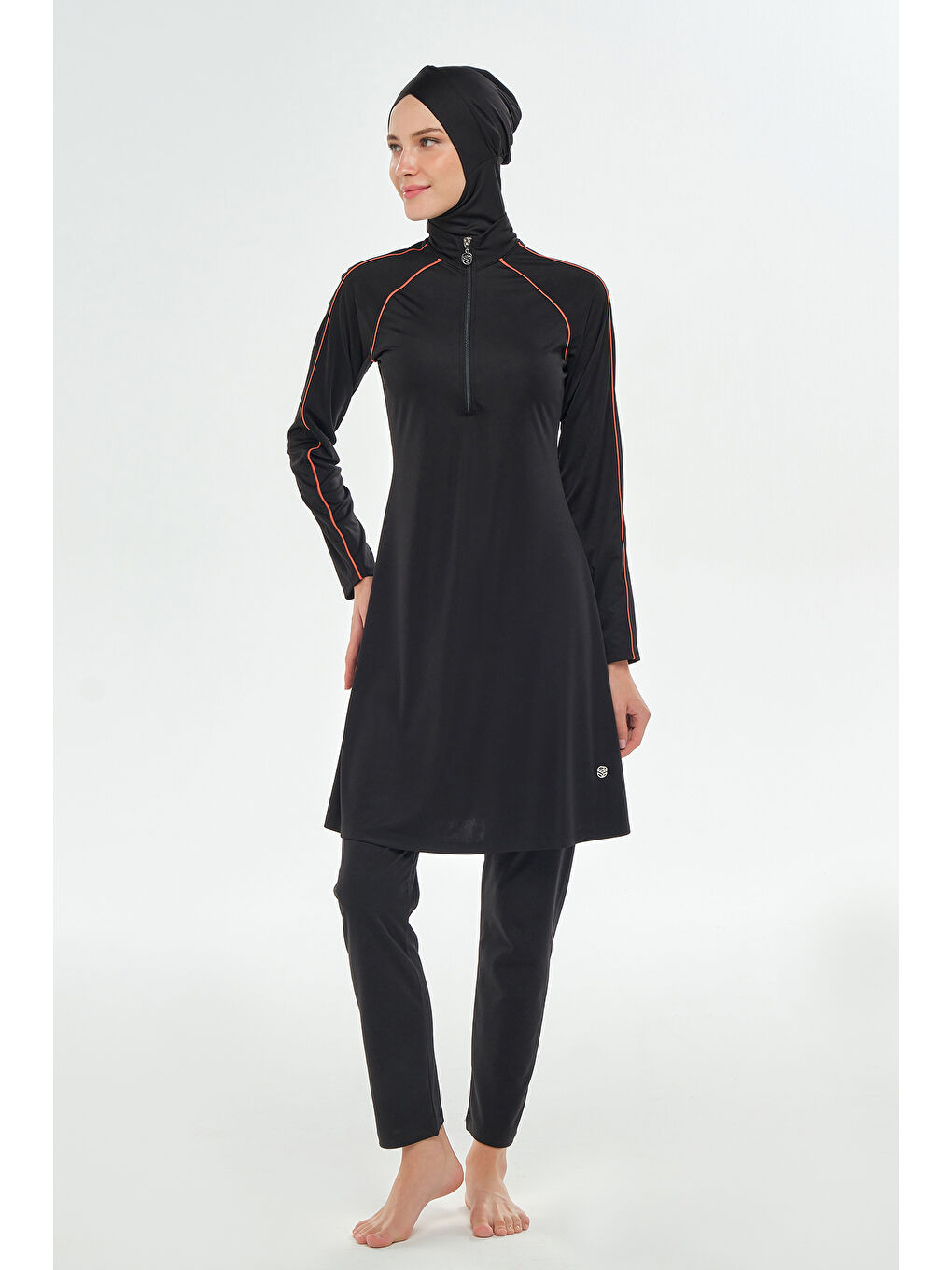 Reglan Kol Elastanlı Tam Kapalı Tesettür Mayo 3129 Siyah06-1