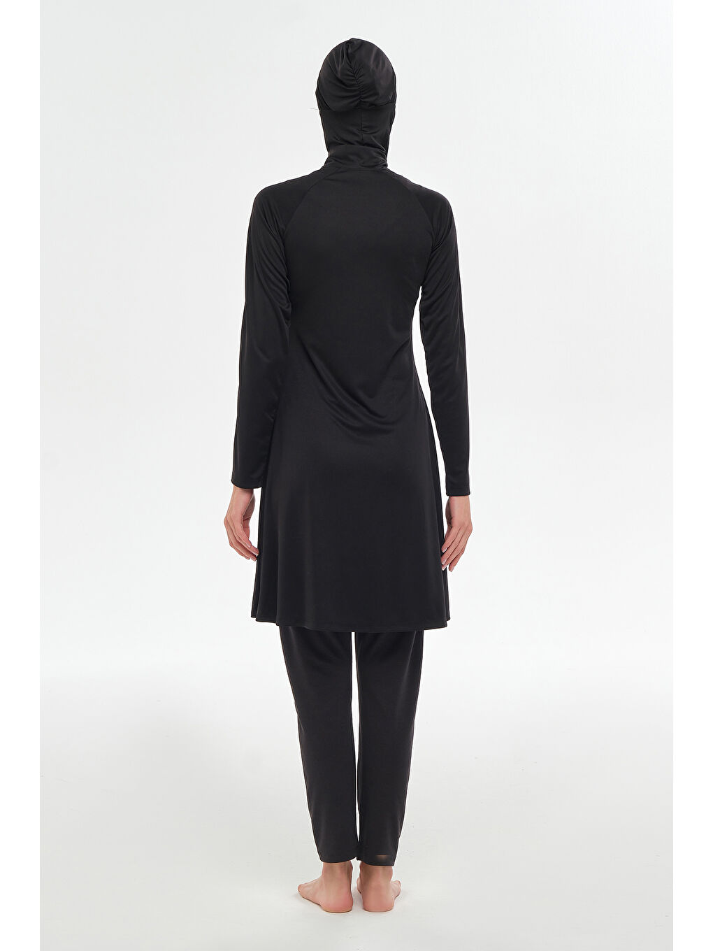 Reglan Kol Elastanlı Tam Kapalı Tesettür Mayo 3129 Siyah06-4