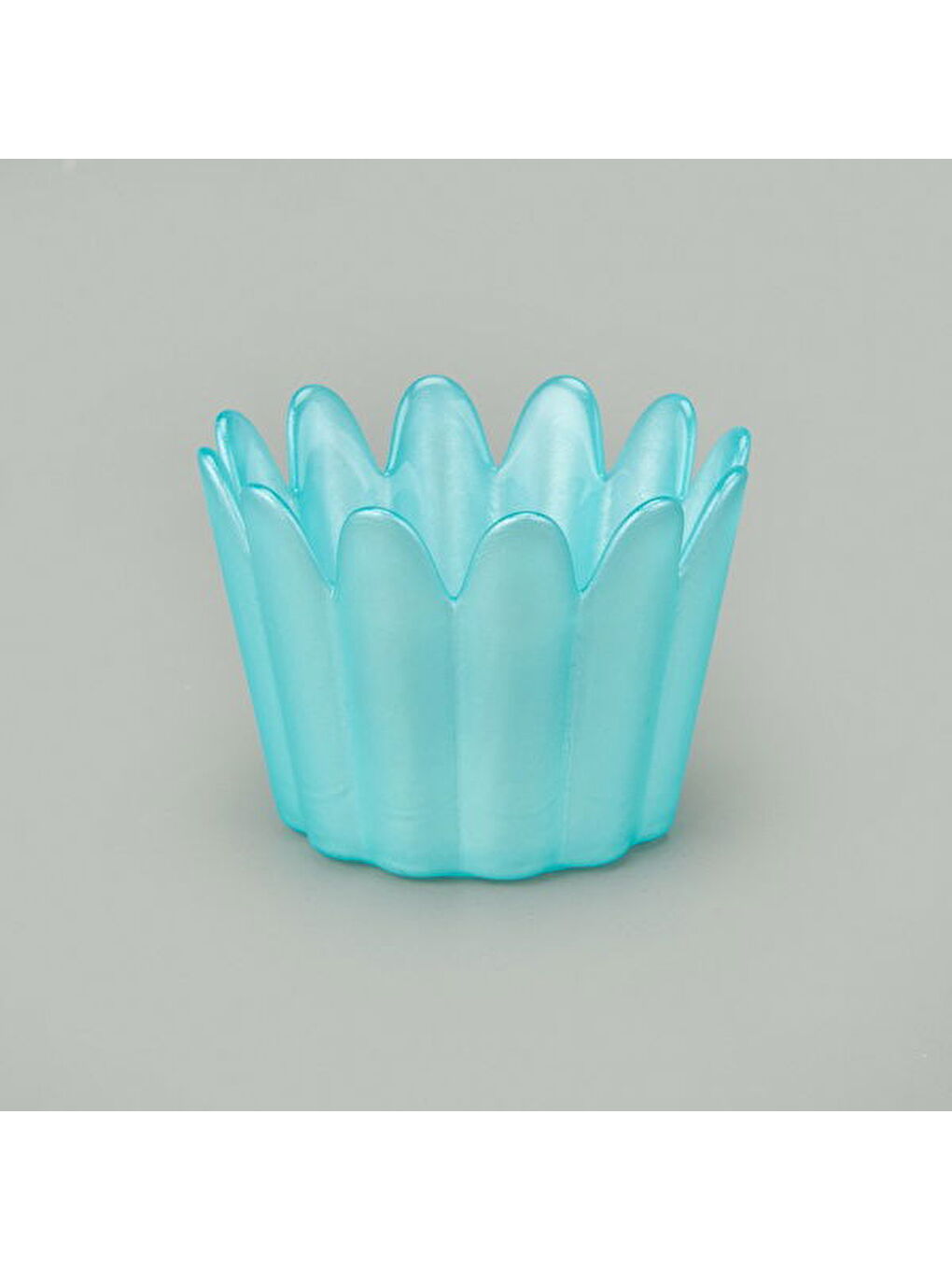 Deco Tulu Mumluk - Turkuaz - 9 cm