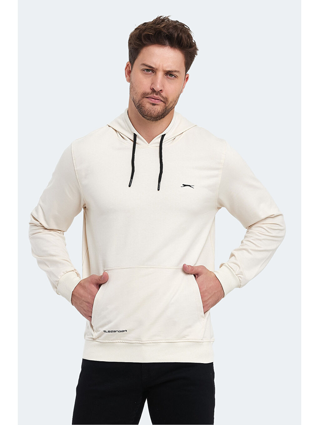 SLAZENGER OBRA IN Erkek Sweatshirt Bej