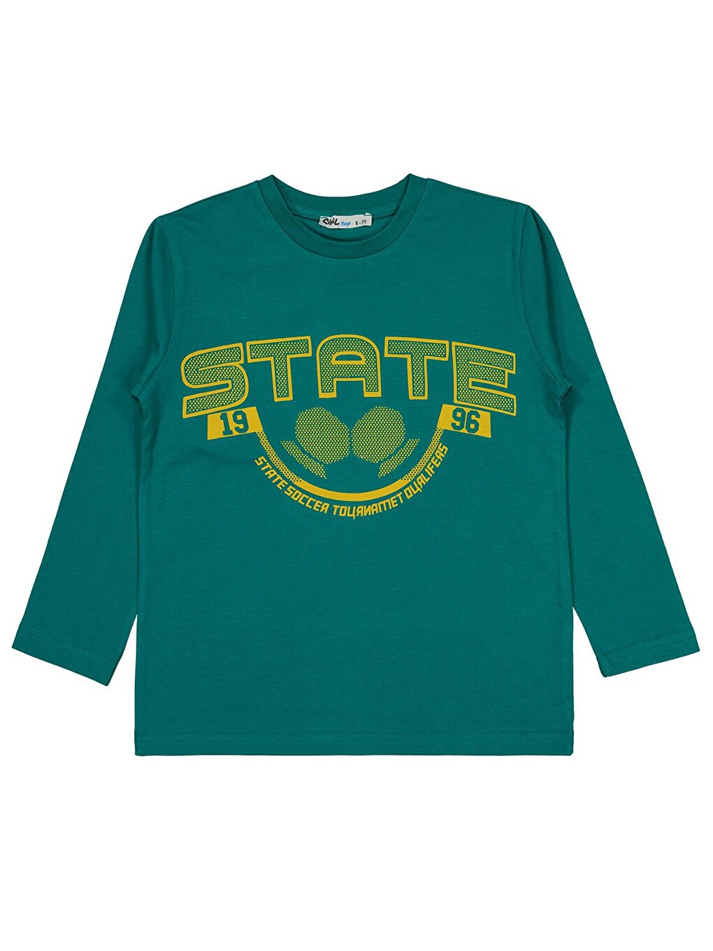 Boys State Baskılı 6-9 Yaş Sweatshirt - Yeşil