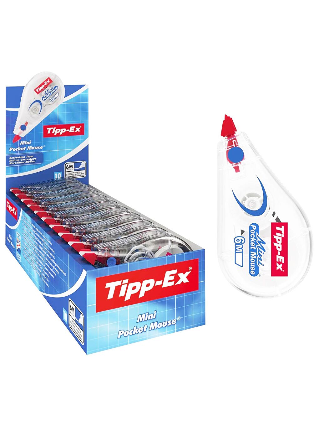 Tipp-Ex Şerit Silici Düzeltici Daksil 6mx5mm10 Lu Paket