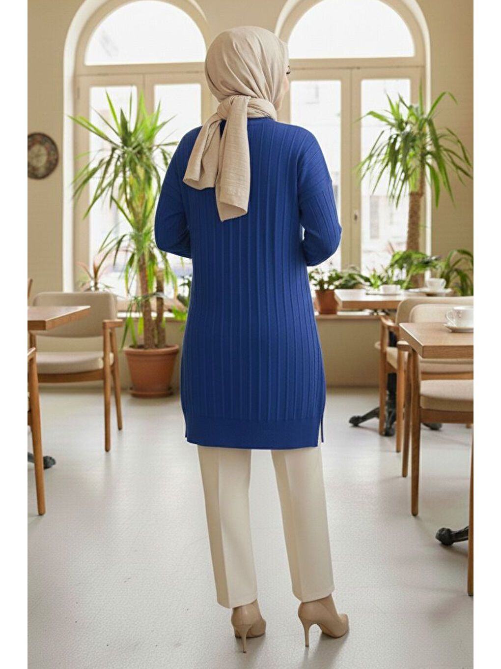 Mavi Fitili Tiiko Tunik Saks - 28080-SAKS-2