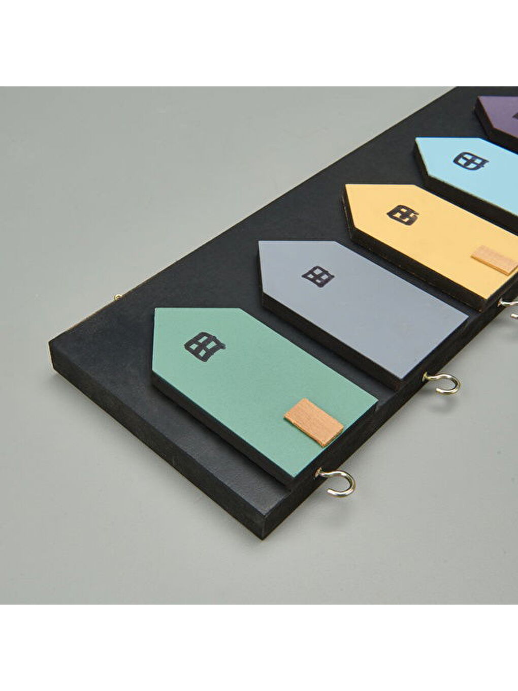 Karışık Deco House Duvar Askısı - Renkli - 40x12 cm-2