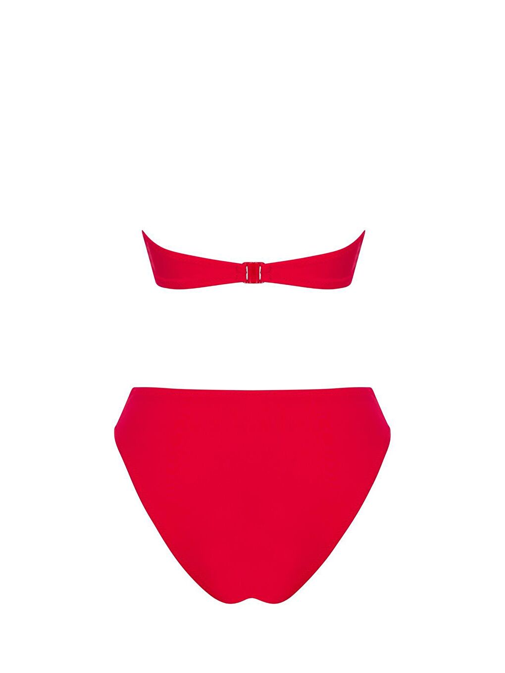 Sailor Moda Kirmizi Aksesuarlı Brezilya Bikini Takım - 1