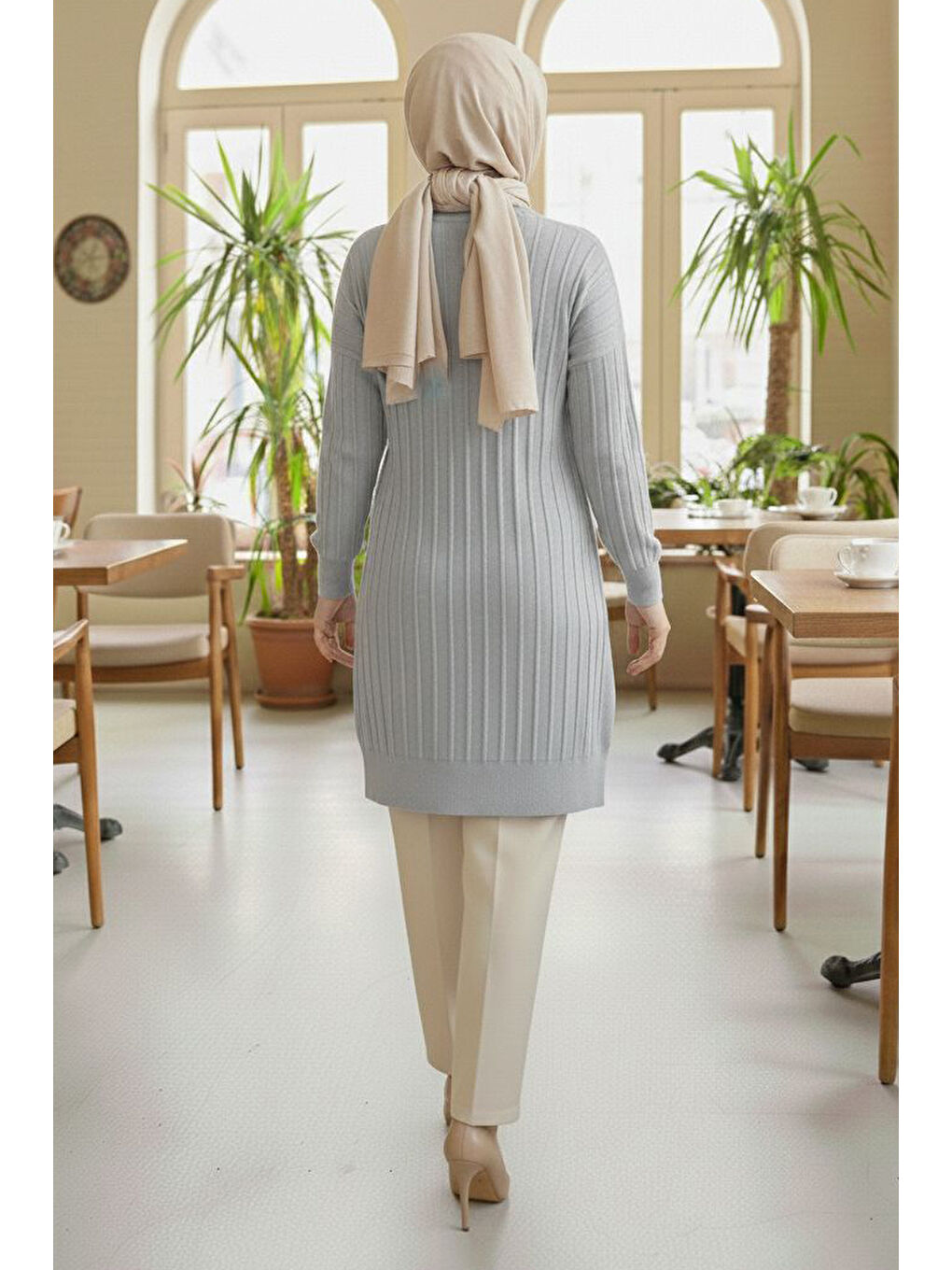 Fitili Tiiko Tunik Gri - 28080-GRI-2