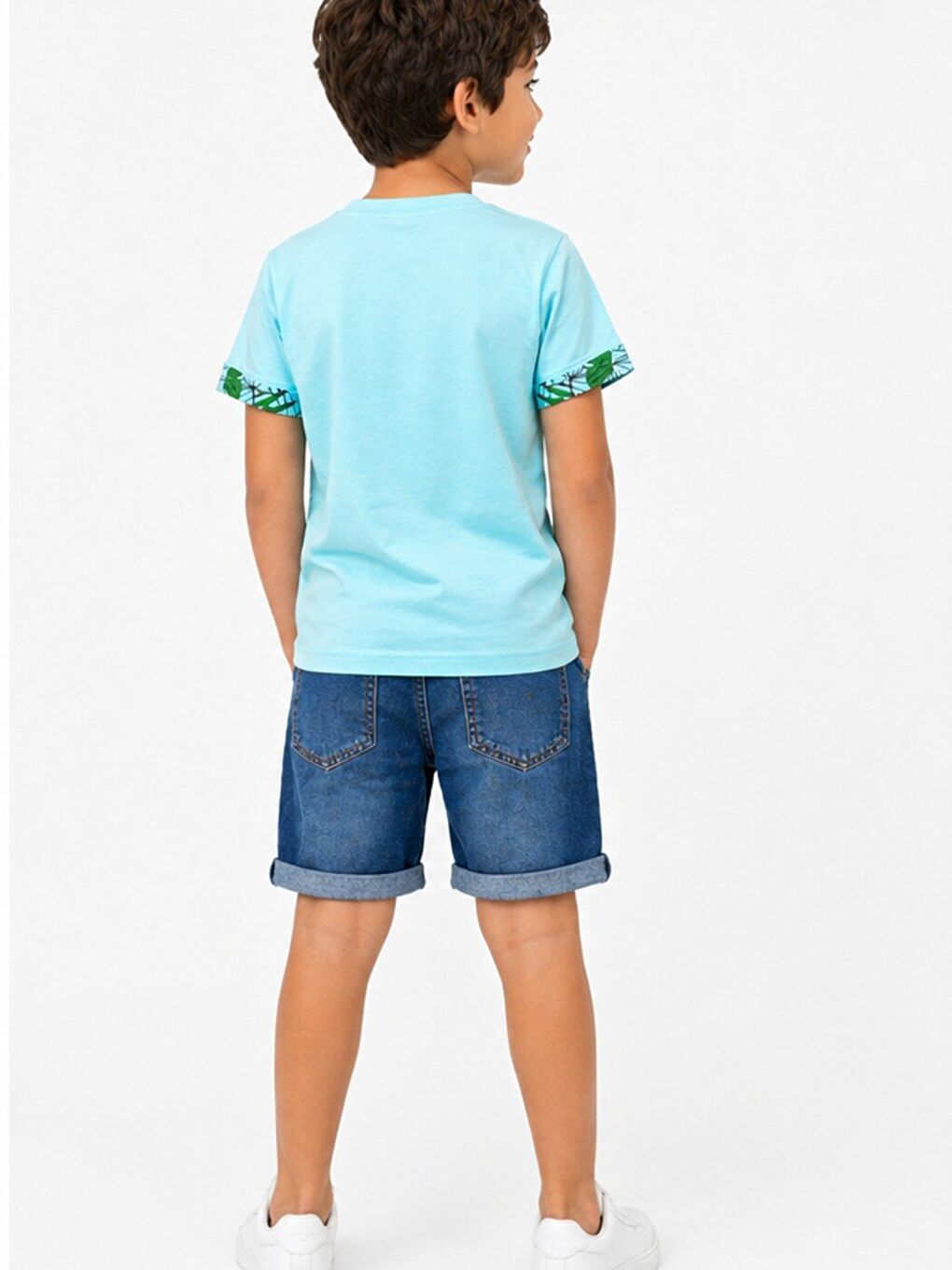 Turkuaz Kids Erkek Çocuk Baskılı Tişört-1