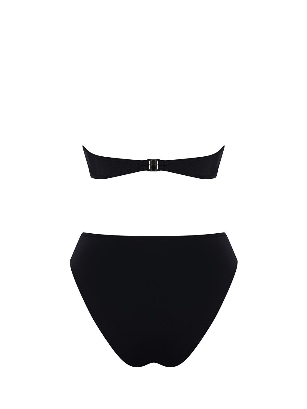 SAILOR moda Siyah Aksesuarlı Brezilya Bikini Takım - 1