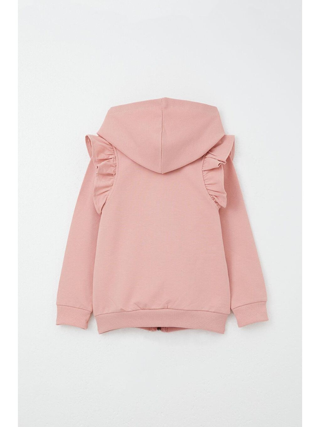 Pembe Kız Bebek Eşofman Takım Çiçek & Kuş Nakışlı Gülkurusu (1.5-2 Yaş)-3