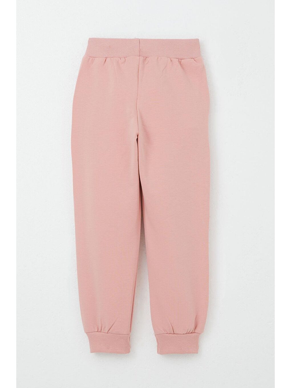 Pembe Kız Bebek Eşofman Takım Çiçek & Kuş Nakışlı Gülkurusu (1.5-2 Yaş)-5