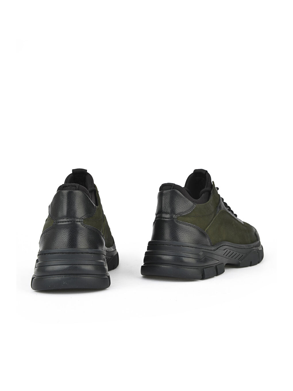 Erkek Hakiki Deri Ayakkabı 1531040ZK2309 Haki-2