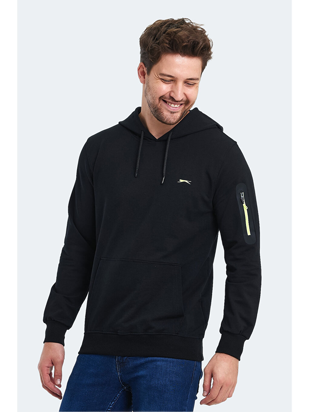 SLAZENGER OZZY Erkek Sweatshirt Siyah - 5