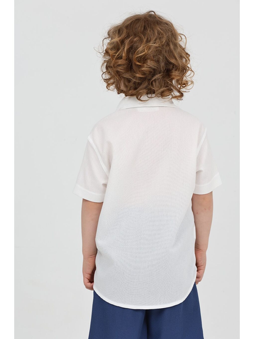 Erkek Çocuk Beyaz Gömlek - 27219-3