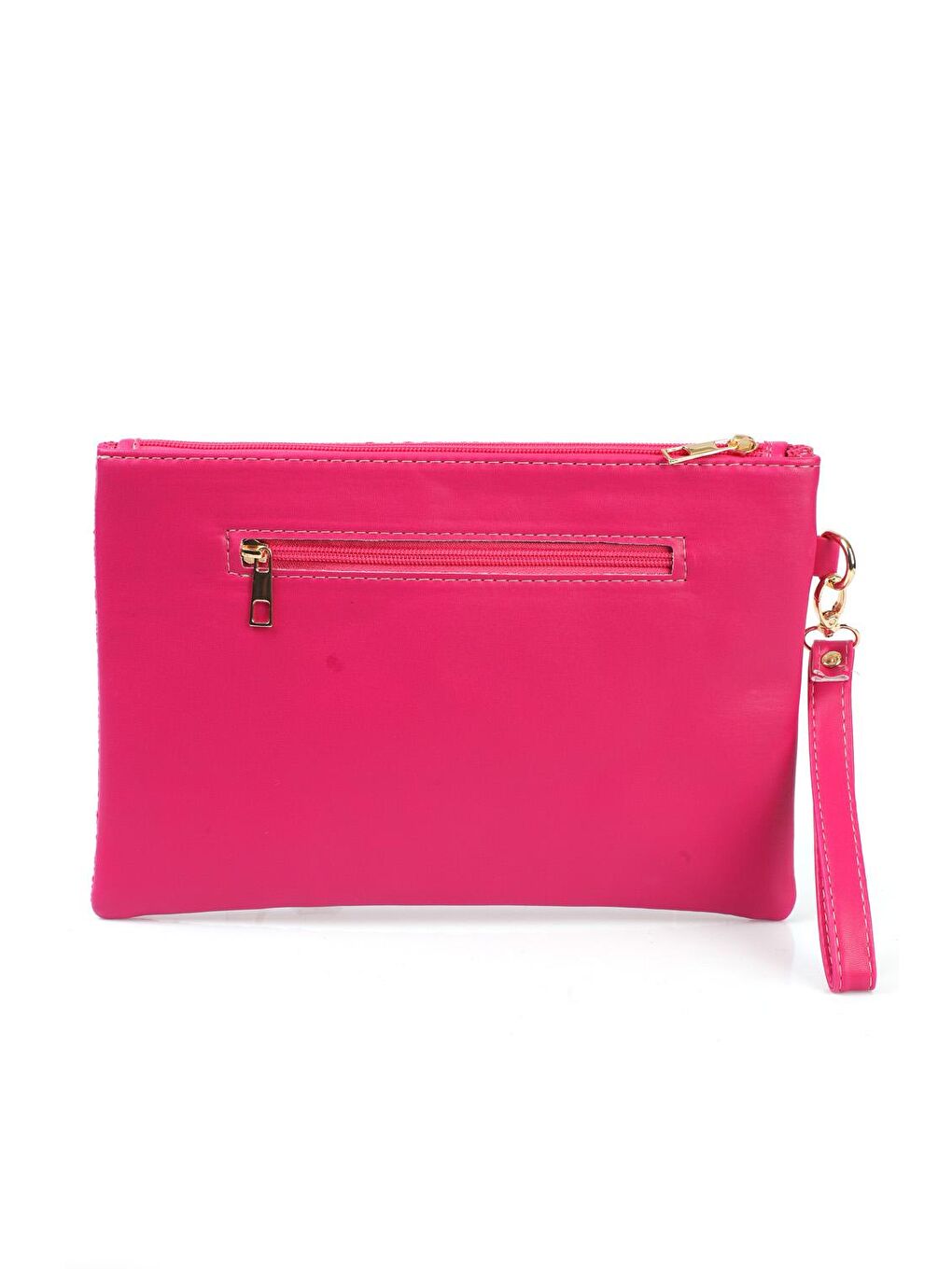 Capone Outfitters Fuşya Paris Kadın Clutch Çanta - 2