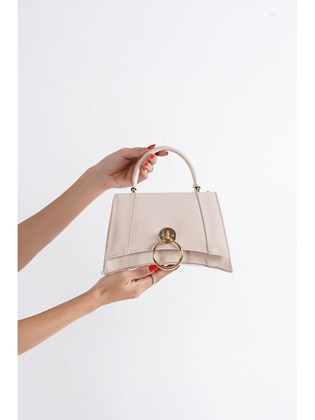 Ekru Rugan Savonita Kadın Çanta