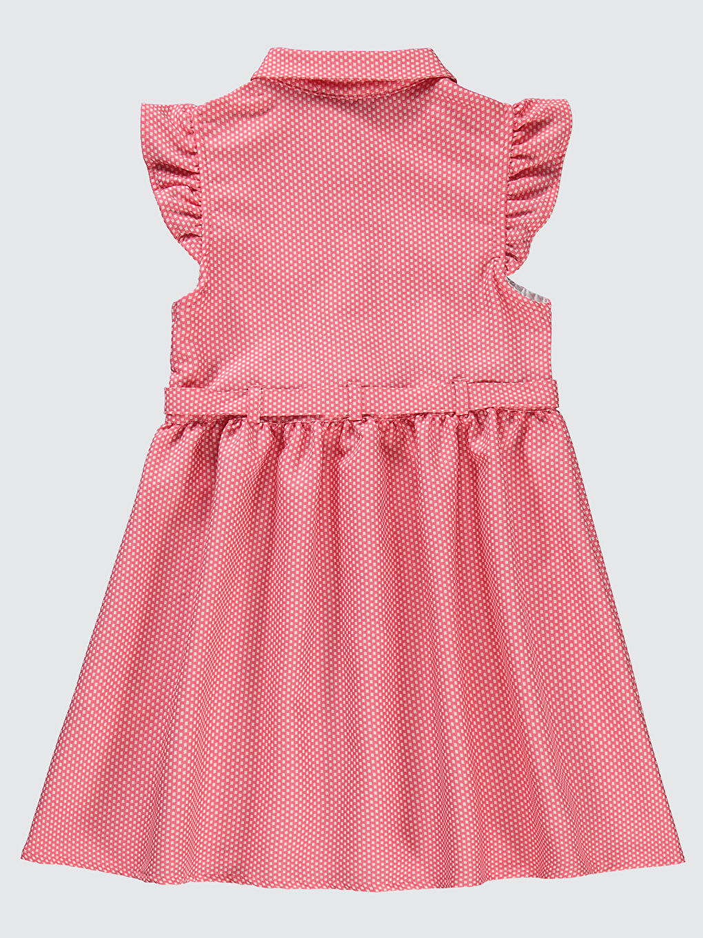 Kırmızı Girls Kız Çocuk Elbise 6-9 Yaş Nar-1