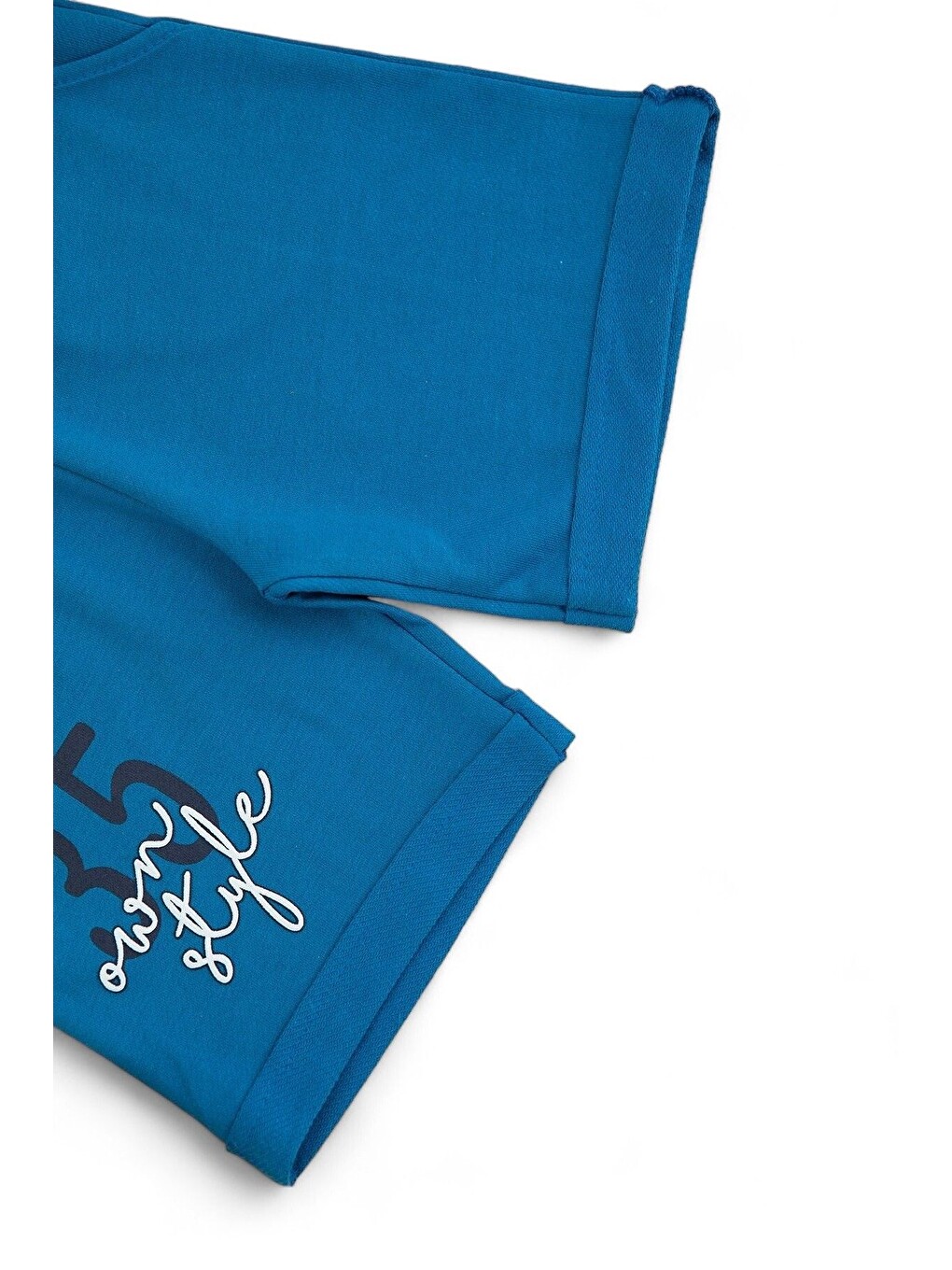 Mavi Erkek Çocuk Günlük Çizgili Polo Yakalı T-shirt Ve Şort Alt Üst Takımı-6