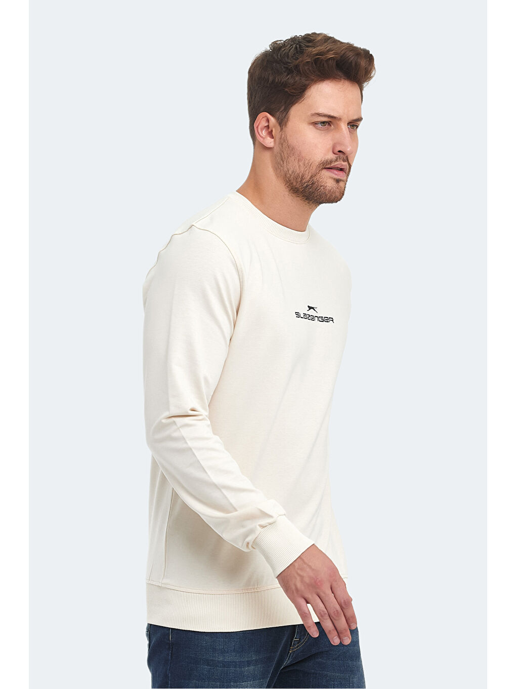 SLAZENGER ORTWIN Erkek Sweatshirt Bej - 2