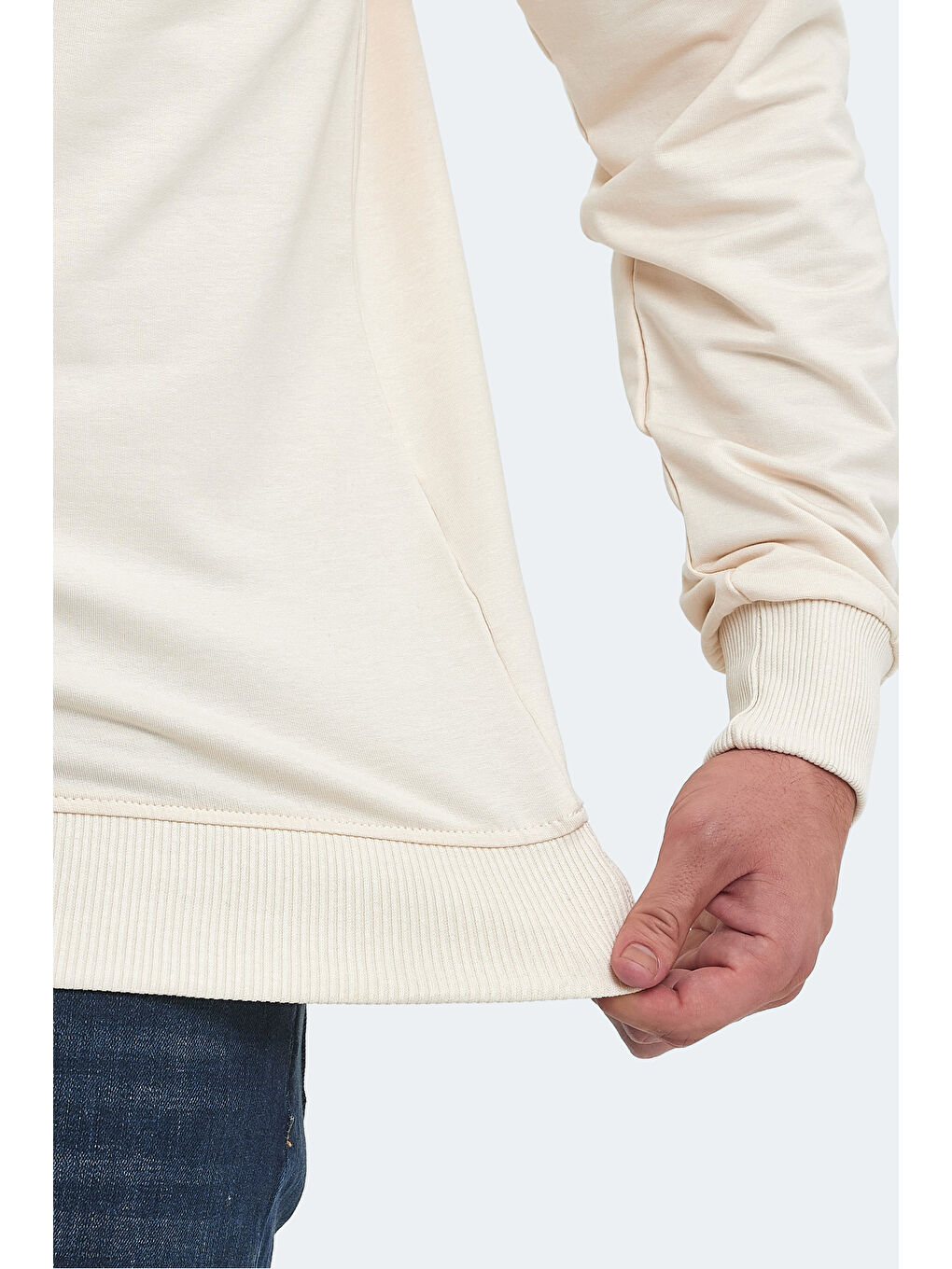 SLAZENGER ORTWIN Erkek Sweatshirt Bej - 4