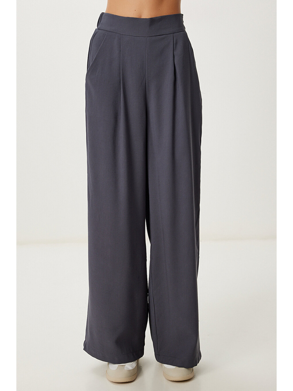 Gri Dokuma Yelek Pantolon Takım FÜME LRV0118-3