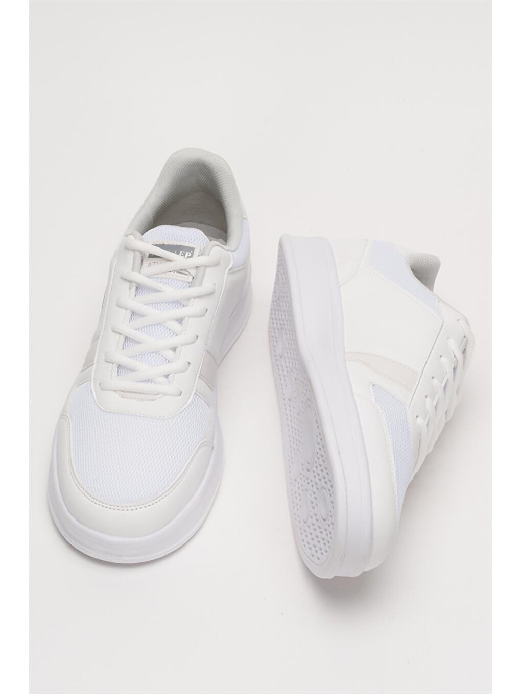 Erkek Günlük Sneaker Rahat Spor Ayakkabı Beyaz-6