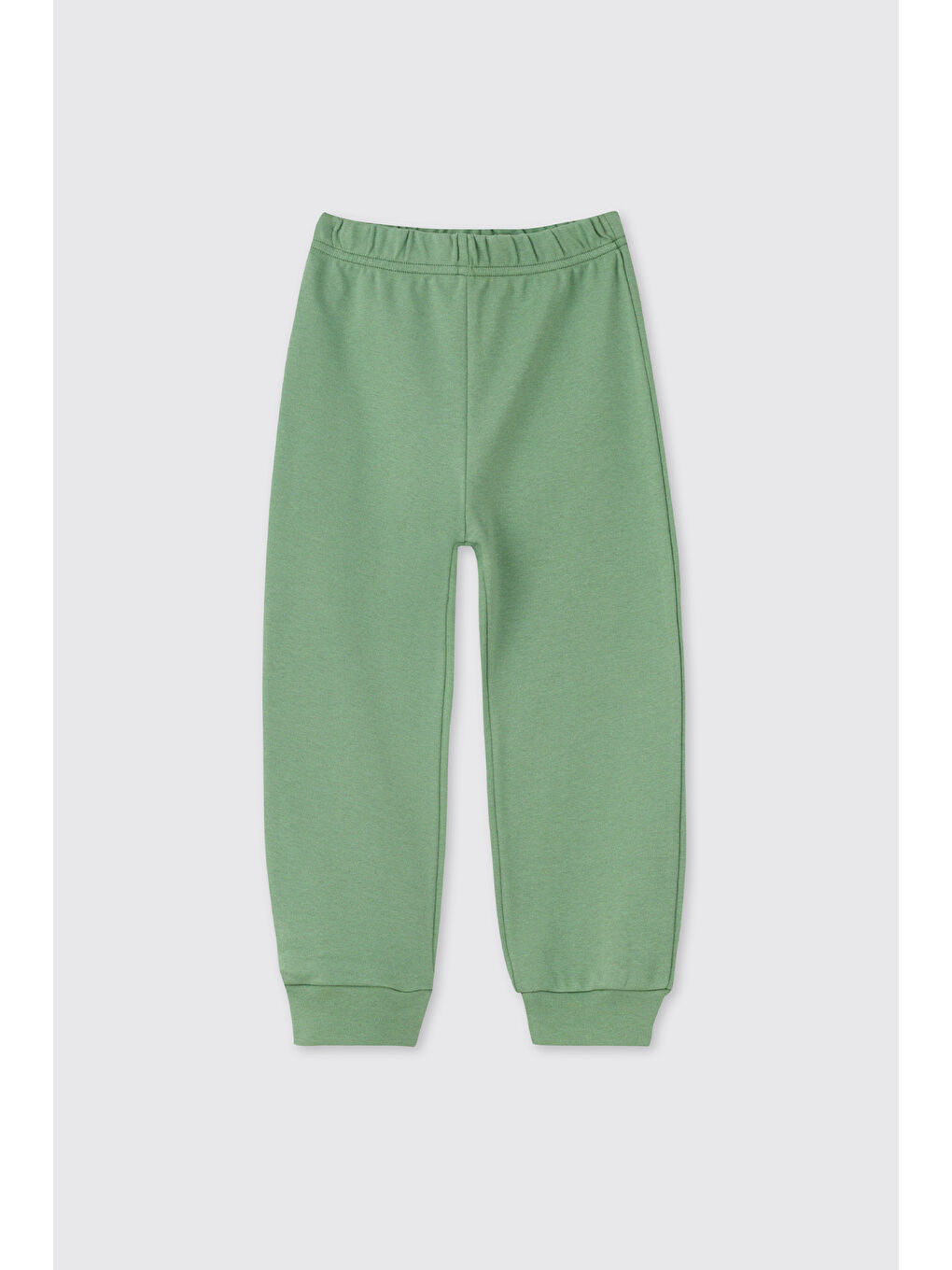 Unisex Çocuk Yeşil Pijama Takımı-4