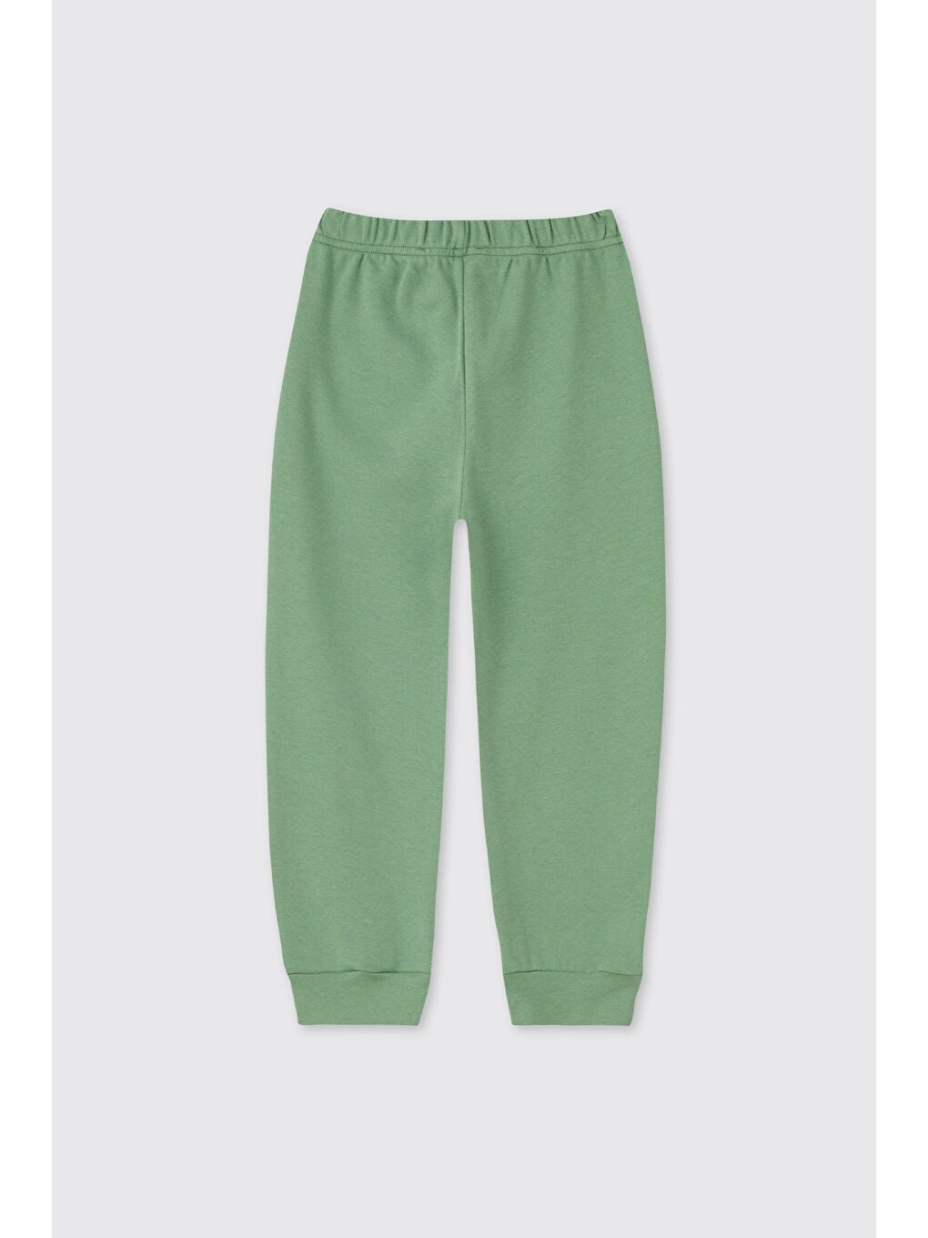 Unisex Çocuk Yeşil Pijama Takımı-5