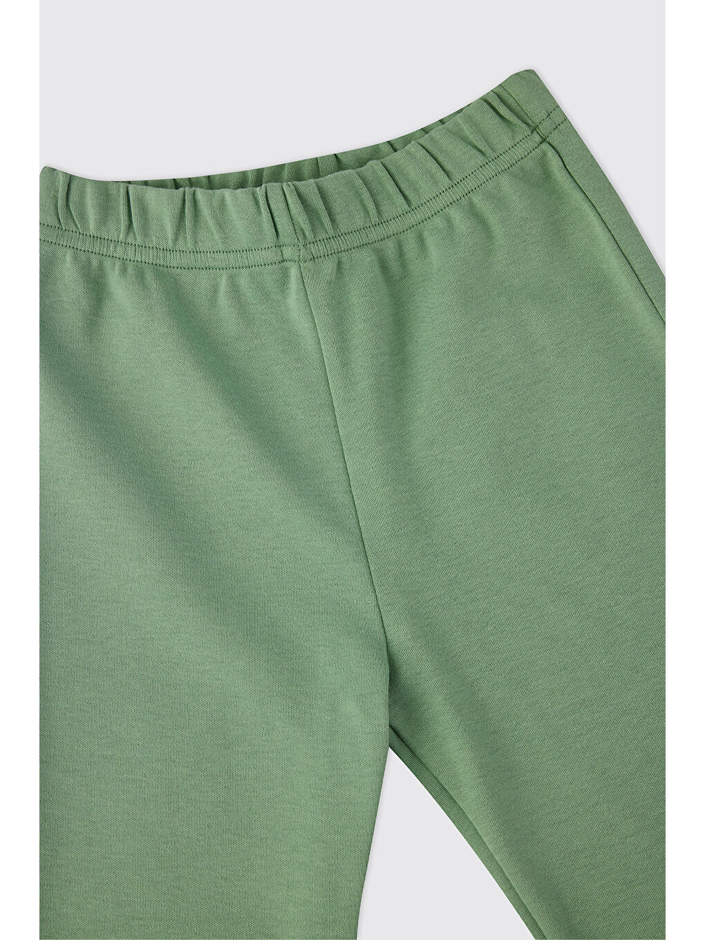 Unisex Çocuk Yeşil Pijama Takımı-6