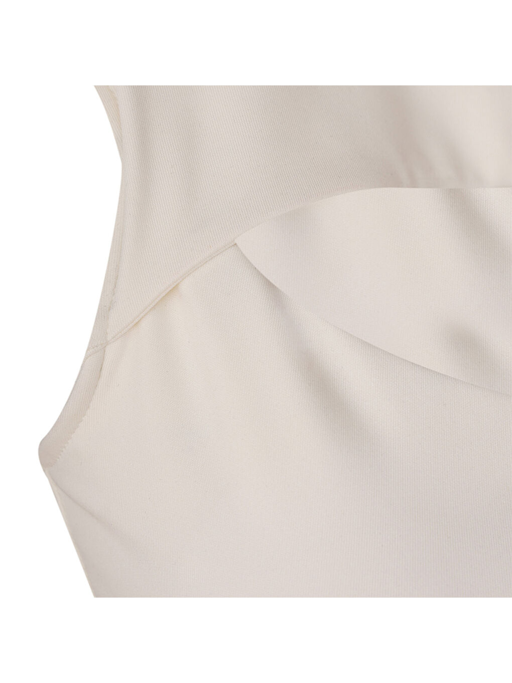 Bra Sagrado Kadın Ekru Yuvarlak Yaka Atlet-3