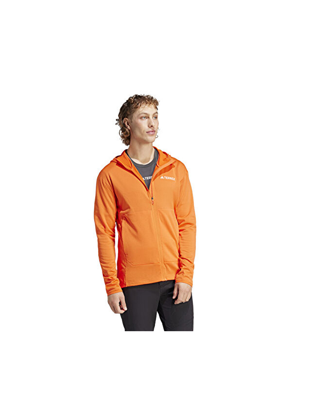 Terrex Xperior Light Fleece Erkek Outdoor Ceketi Iq3720 Turuncu-2