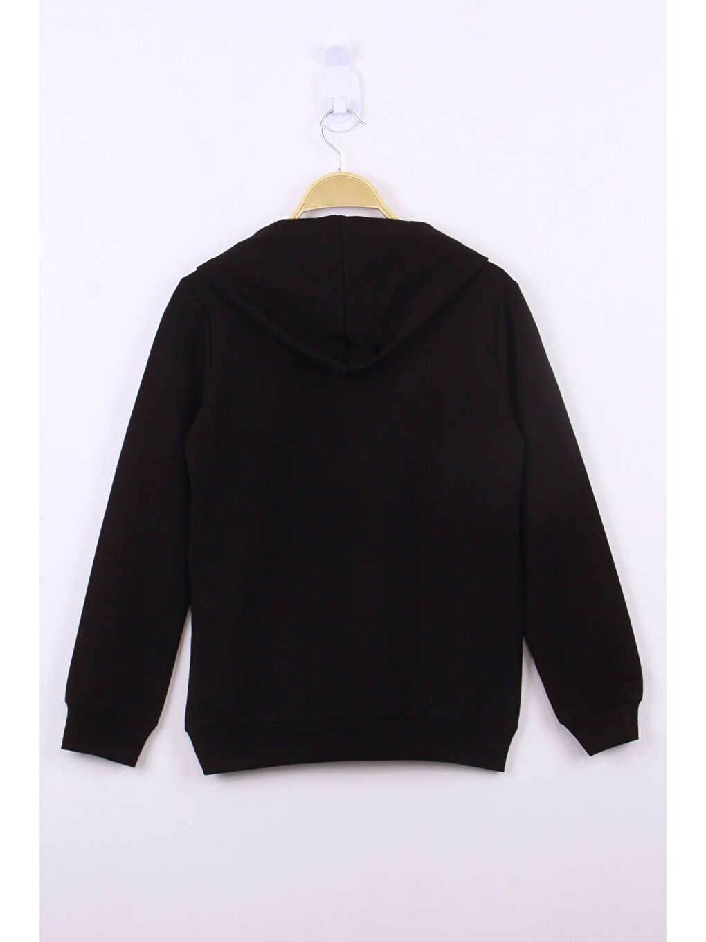 Siyah Erkek Çocuk La Casa Baskılı Sweatshirt-1