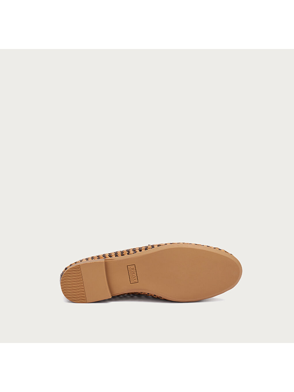 Kahverengi Kadın Klasik Ayakkabı 95V6 WOVEN LEATHER LOAFERS WITH TASSELS-4