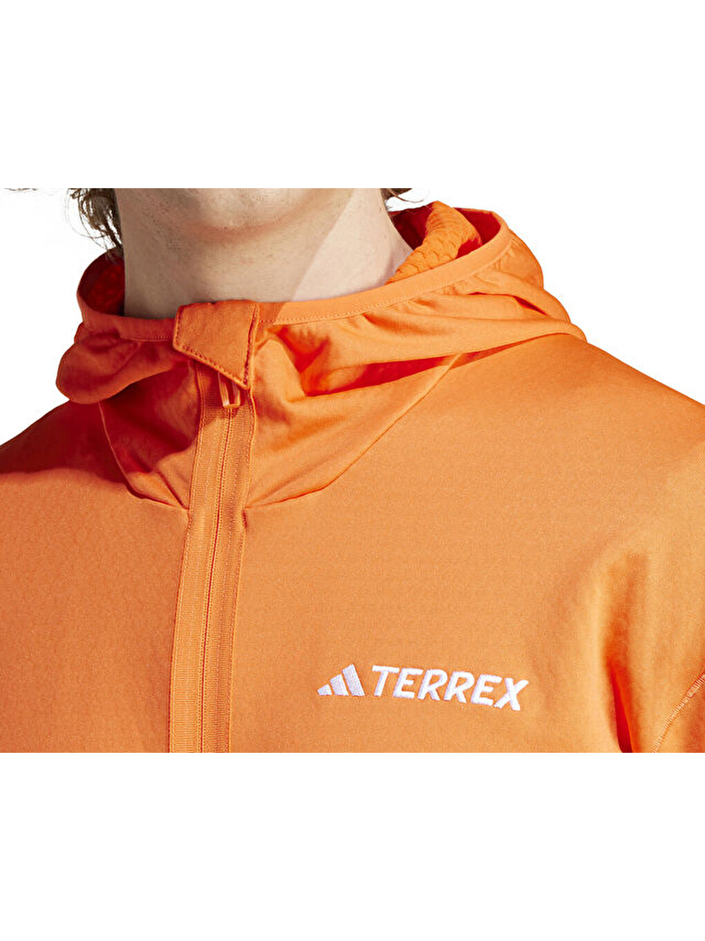Terrex Xperior Light Fleece Erkek Outdoor Ceketi Iq3720 Turuncu-5
