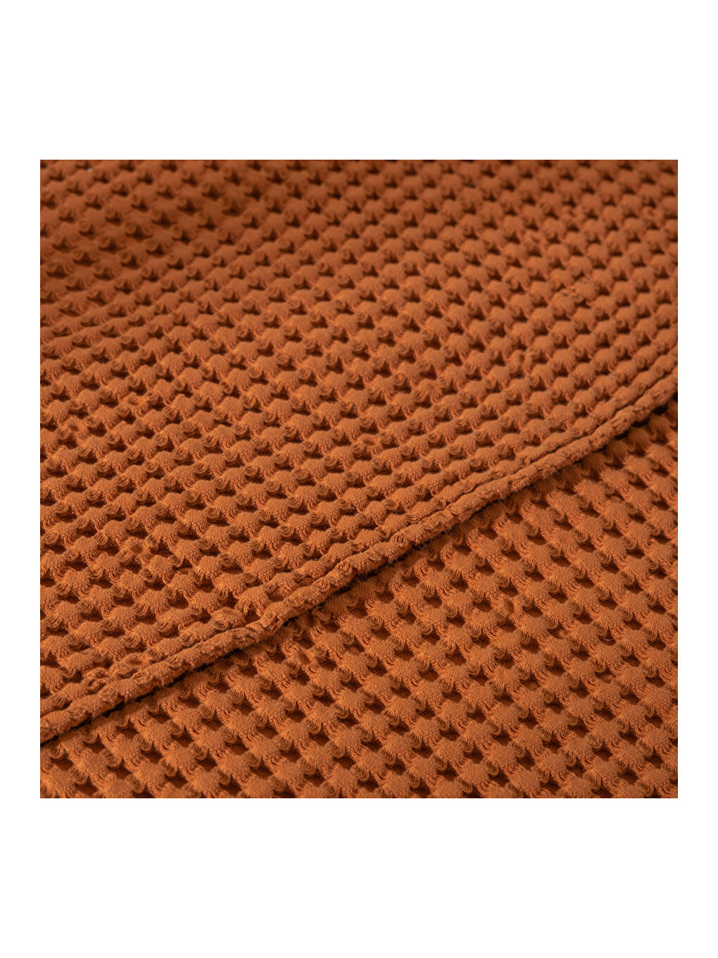 Kahverengi 100% Pamuk Tek Kişilik Tarçın-3