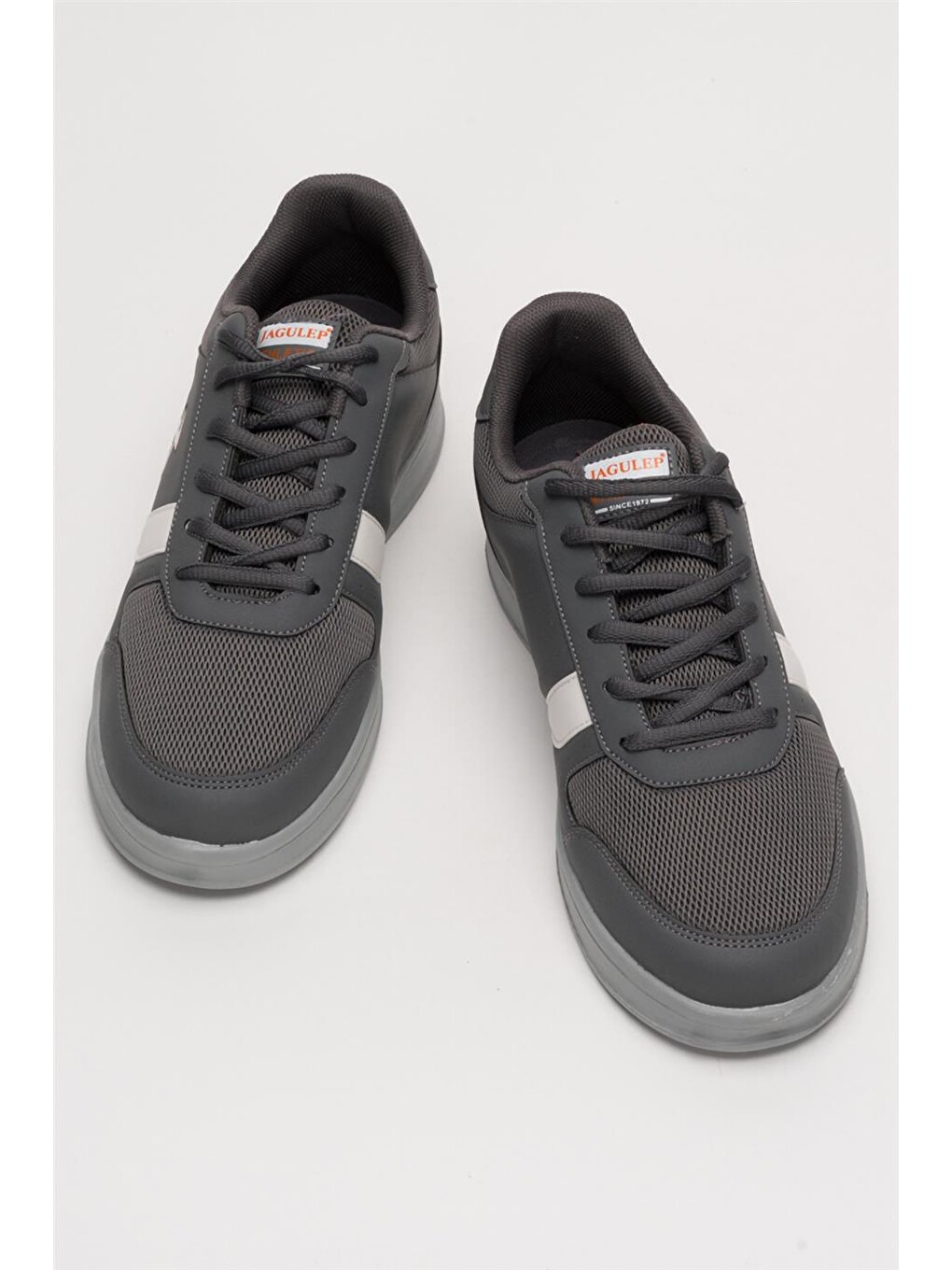 Gri Erkek Günlük Sneaker Rahat Spor Ayakkabı Füme-5