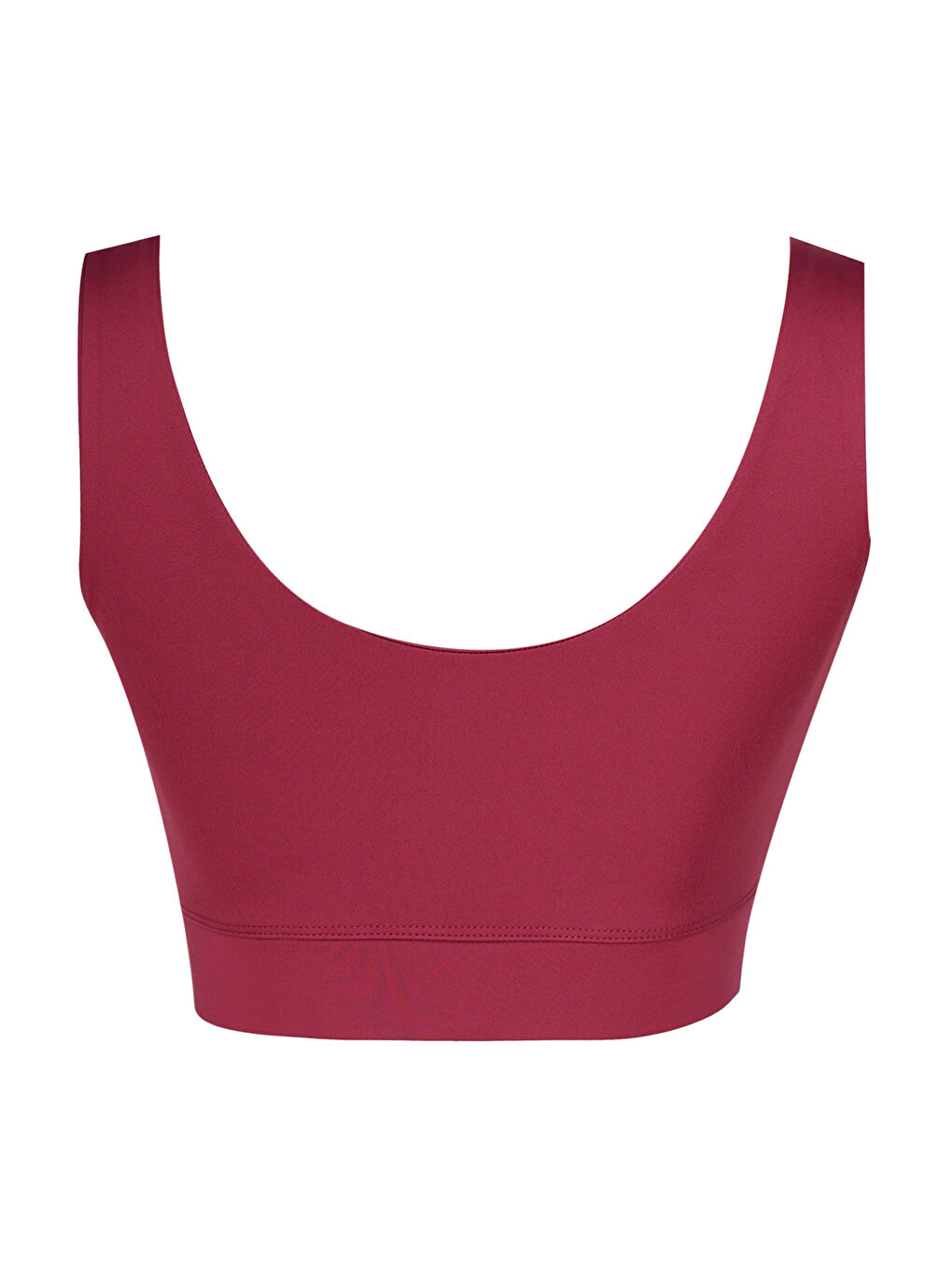 Bra Sajar Kadın Bordo Yuvarlak Yaka Atlet-2
