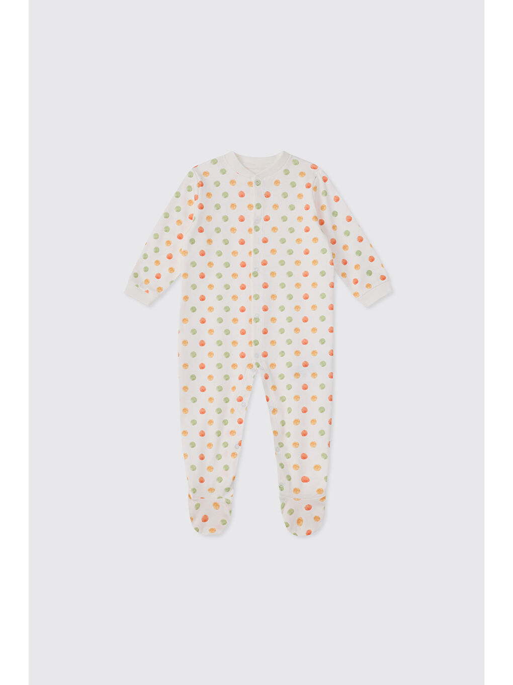 Yenidoğan Puantiyeli Beyaz Tulum