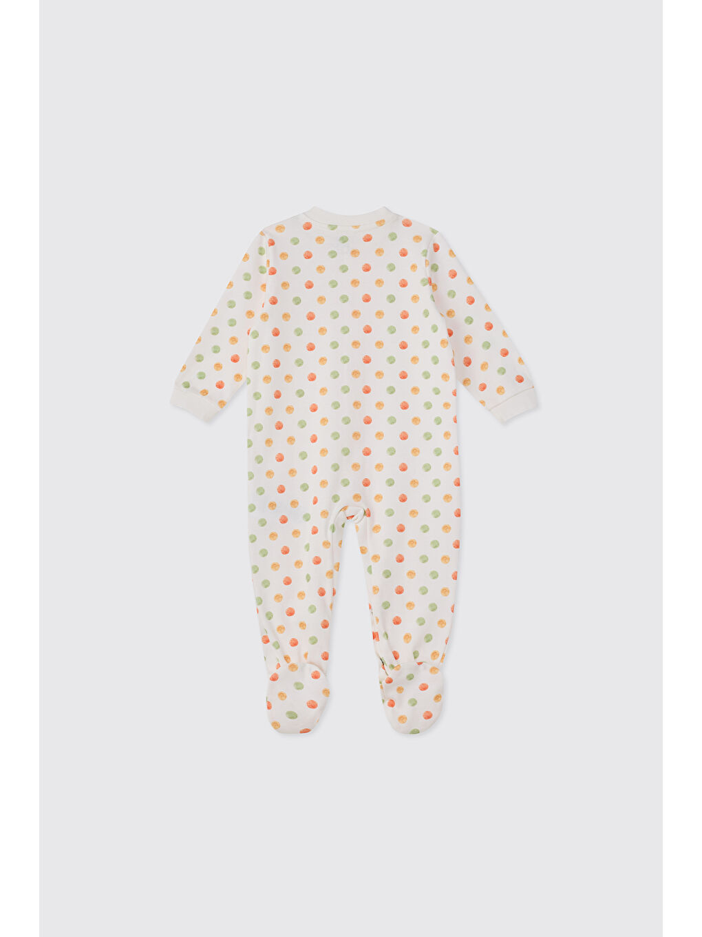 Yenidoğan Puantiyeli Beyaz Tulum-1