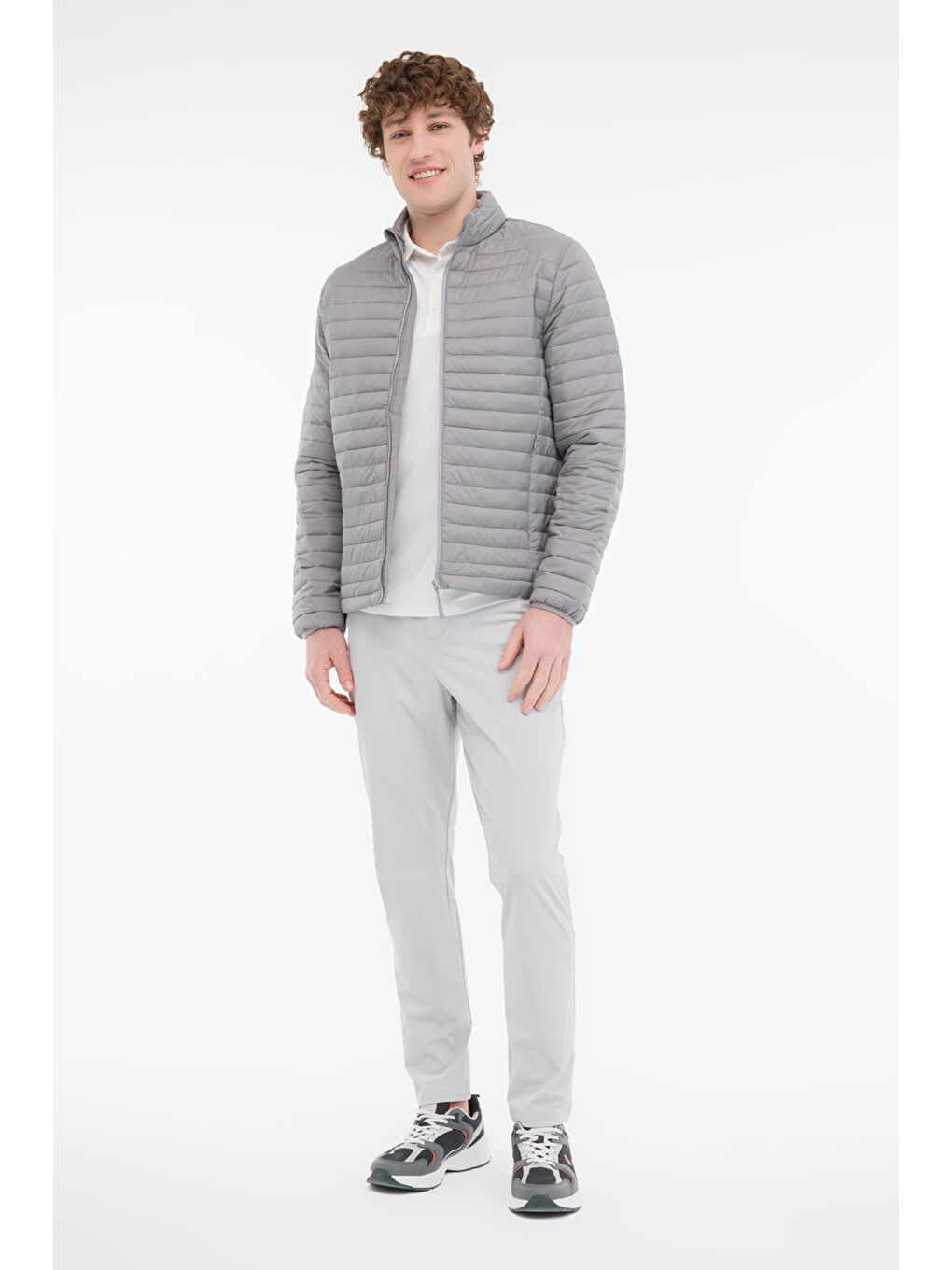 ML PERRY COAT 1SN21 4PR Gri Erkek Mont-2