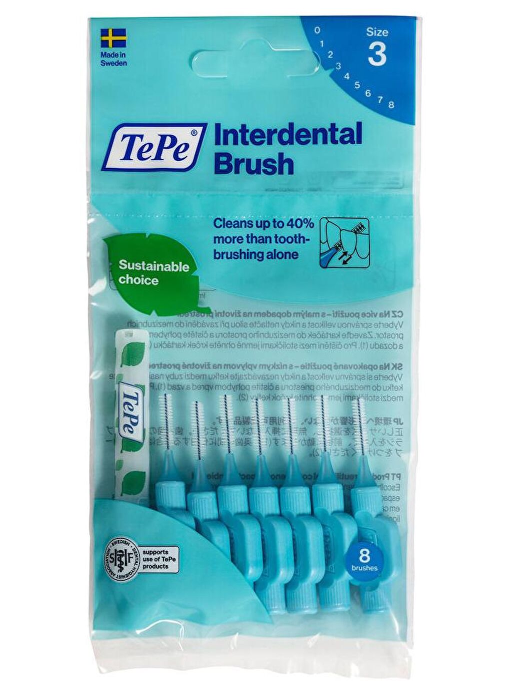 Tepe Mavi İnterdental Brush Arayüz Fırçası Mavi 0.6 mm 8'li