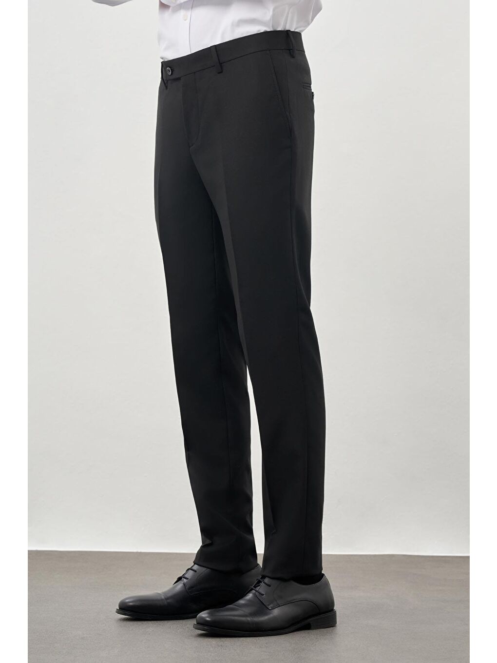 İMZA Siyah Esnek Yandan Cepli Slim Fit Classic Pantolon 1003245209 - 2