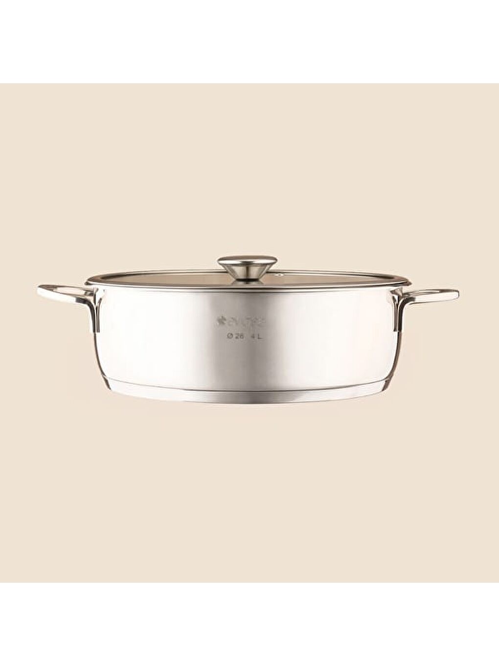 Ekru Kitchen Pure Steel XL 8 Parça Çelik Tencere Seti-2