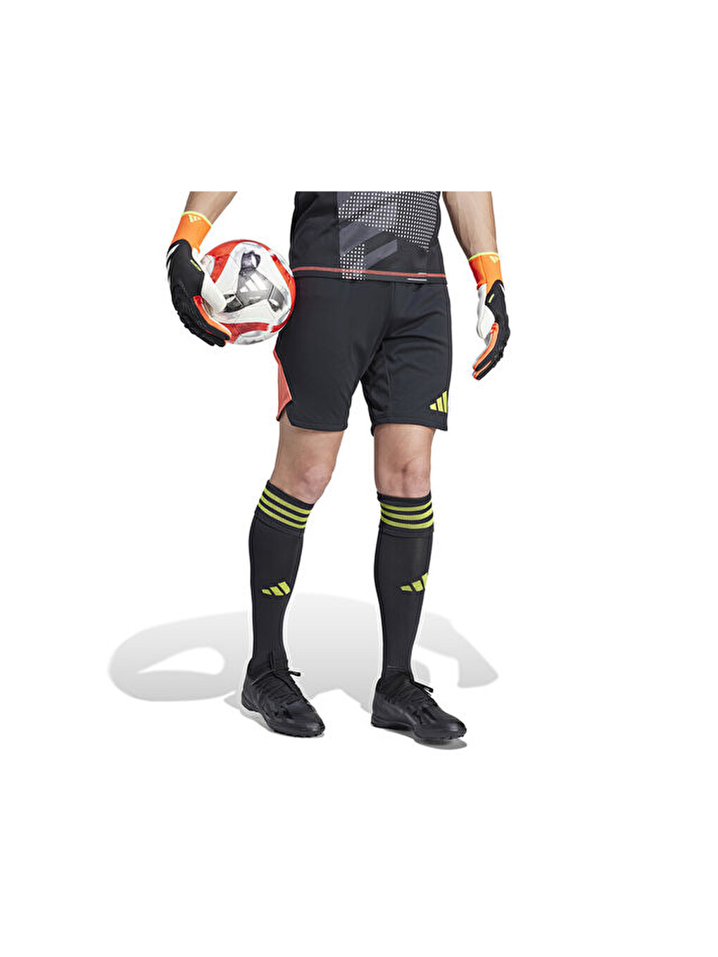 T24 P Gk Sho Erkek Futbol Şortu In0447 Siyah-2