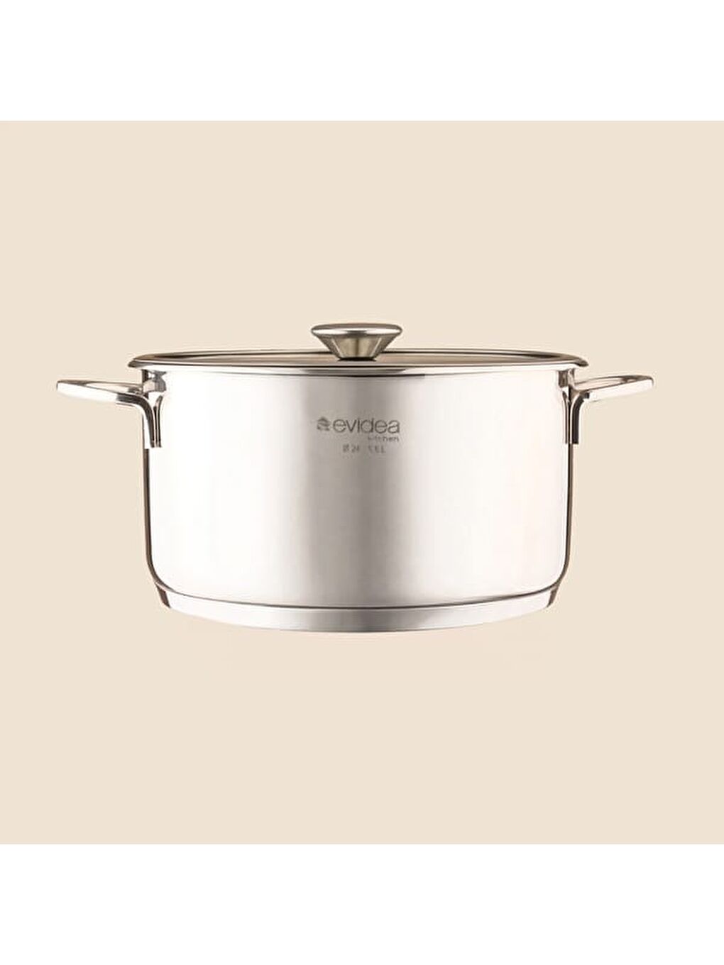 Ekru Kitchen Pure Steel XL 8 Parça Çelik Tencere Seti-4