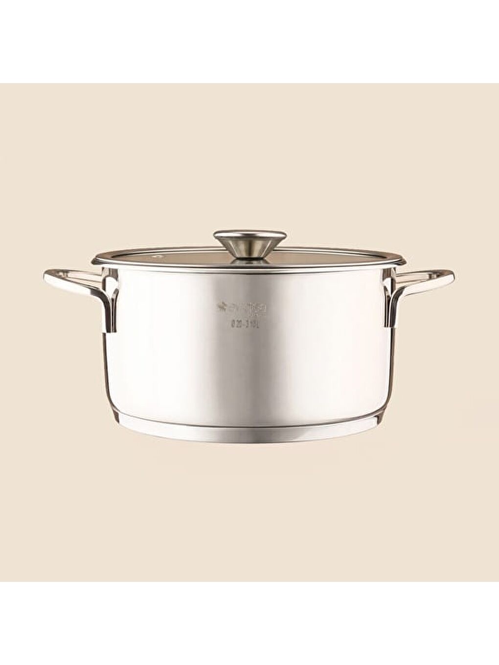 Ekru Kitchen Pure Steel XL 8 Parça Çelik Tencere Seti-6