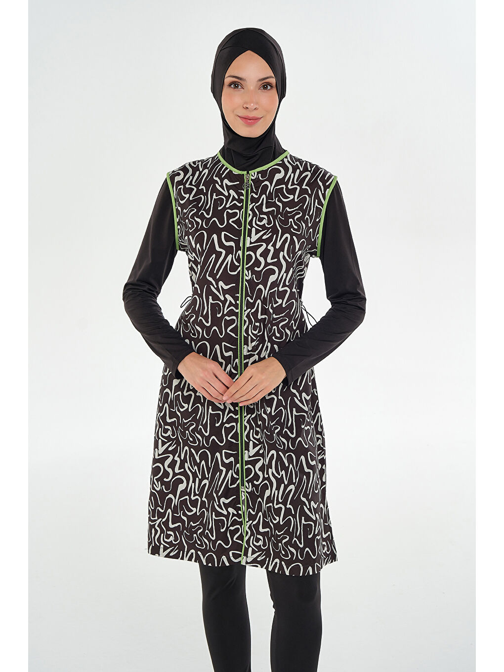 Tam Kapalı Tesettür Mayo 2305 Siyah-1