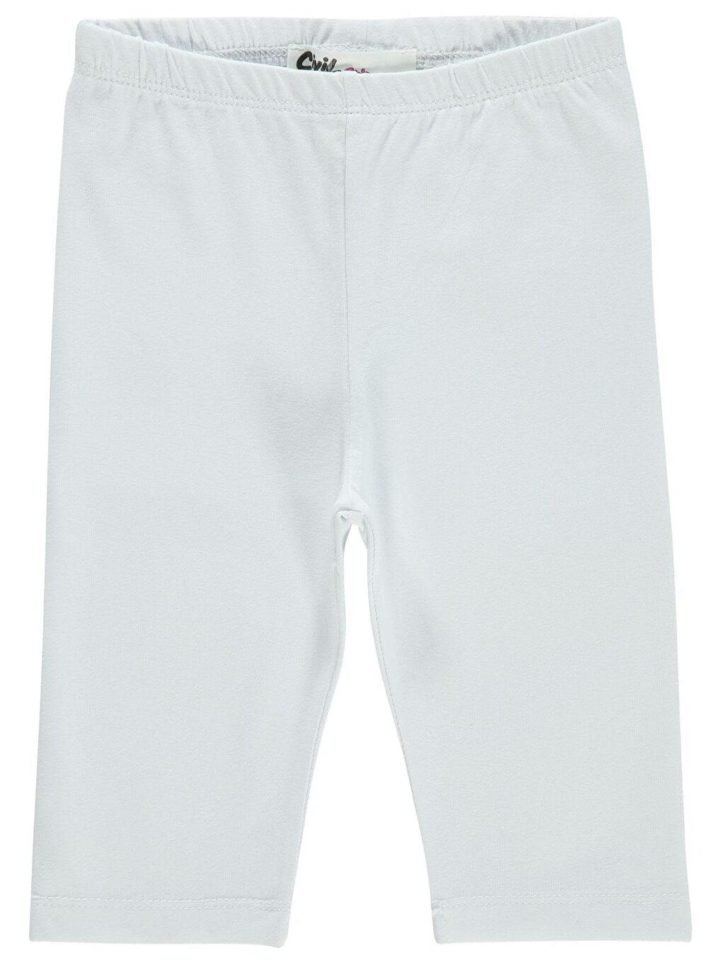 Girls Kız Çocuk Kısa Tayt 2-5 Yaş Beyaz