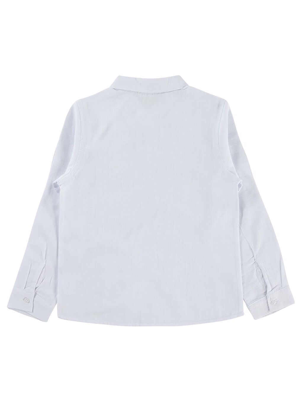 Boys Basic Uzun Kol 6-9 Yaş Gömlek - Beyaz-1