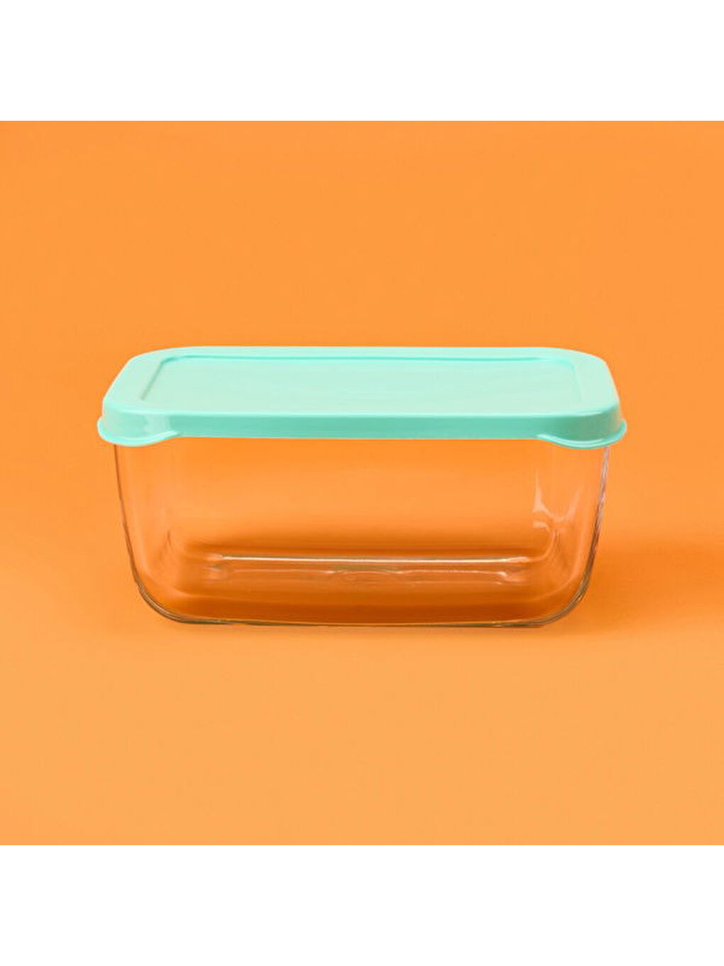 Karışık Snow Box Saklama Kabı - Şeffaf / Yeşil - 790 ml-1